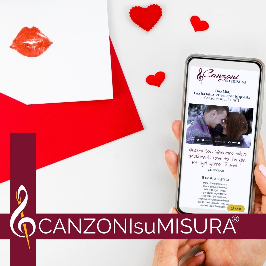 San Valentino si avvicina... regala una CANZONEsuMISURA! 