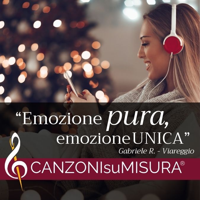 regalo natale originale canzone su misura